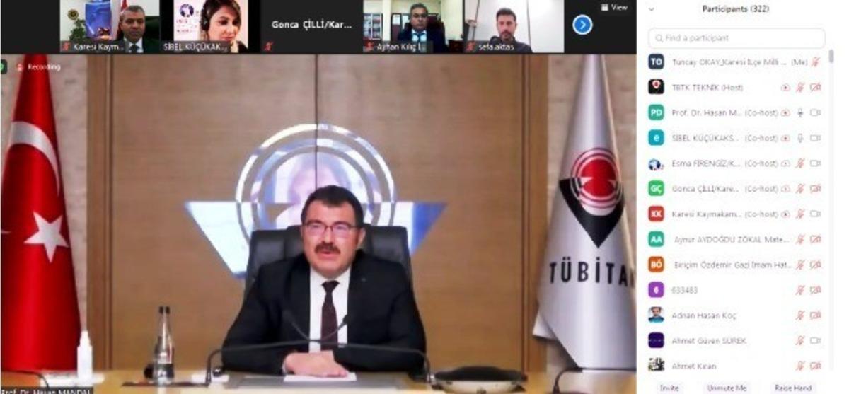 &ldquo;Karesi &Ouml;ğretmen Akademisi&rdquo; T&Uuml;BİTAK Başkanı Mandal&rsquo;ı ağırladı