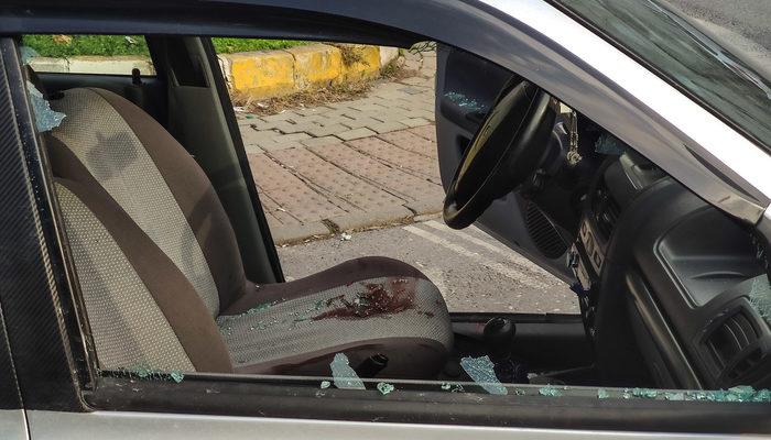 Güngören'de seyir halindeki otomobil sürücüsüne silahlı saldırı