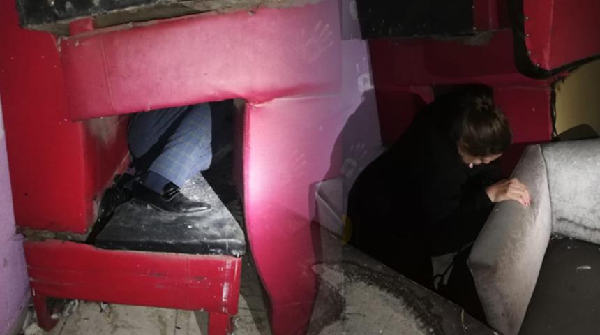 Konya'da koronavirüs denetimi! Gizli bölmede yakalandılar