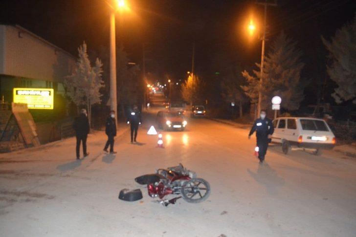 Sipariş götüren kurye kazayı ucuz atlattı G1