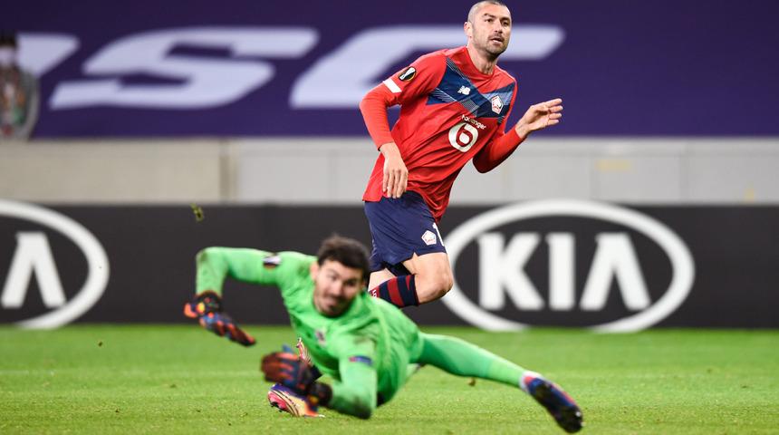 Burak Yılmaz sonradan girdi, Lille'e turu getirdi