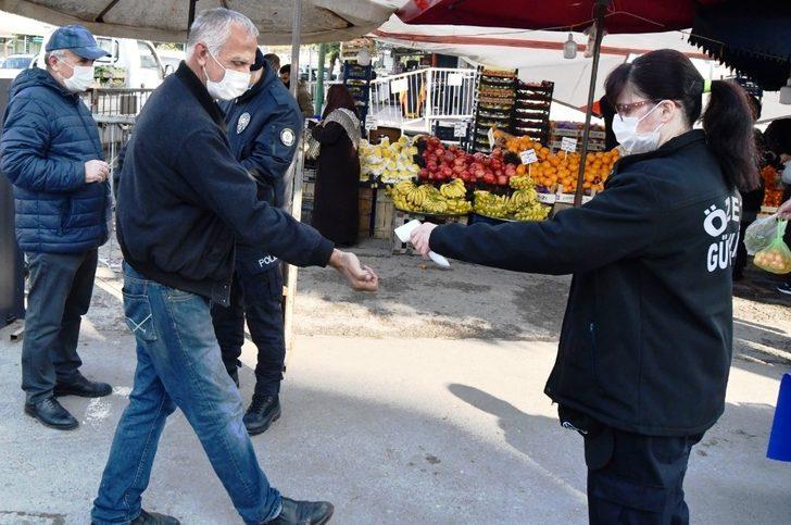 Pazar girişinde HES kodu denetimi G5