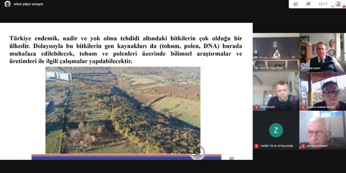 Botanik bah&ccedil;esi ile kamp&uuml;ste g&ouml;rsel bir ş&ouml;len oluşacak