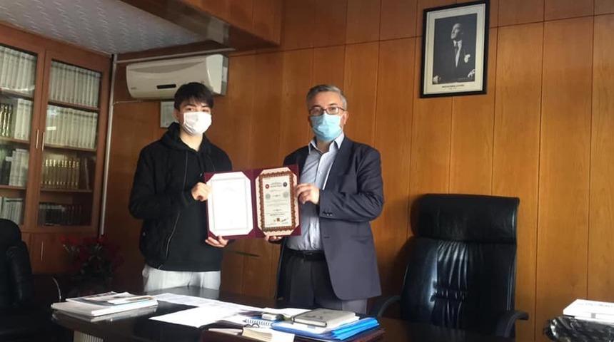 Gediz’de hafızlara belgeleri verildi