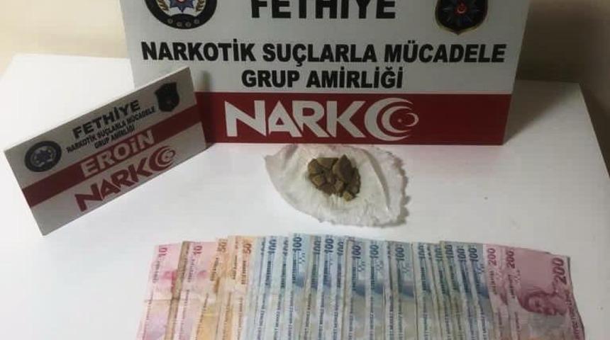 Fethiye’de uyuşturucu operasyonu