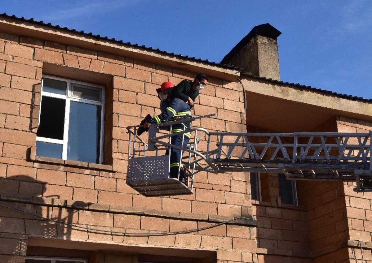 Ahlat Devlet Hastanesinde yangın tatbikatı