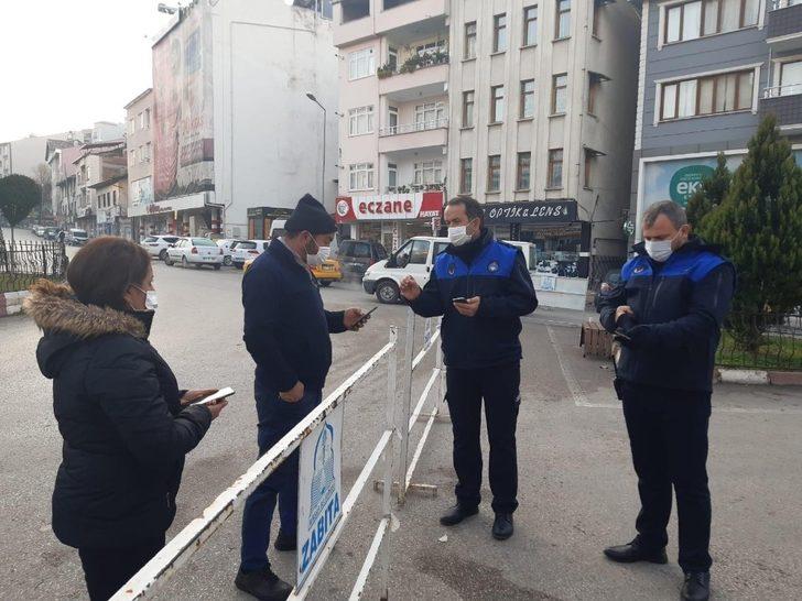 Niksar’da Pazar girişinde HES kodu denetimi G1