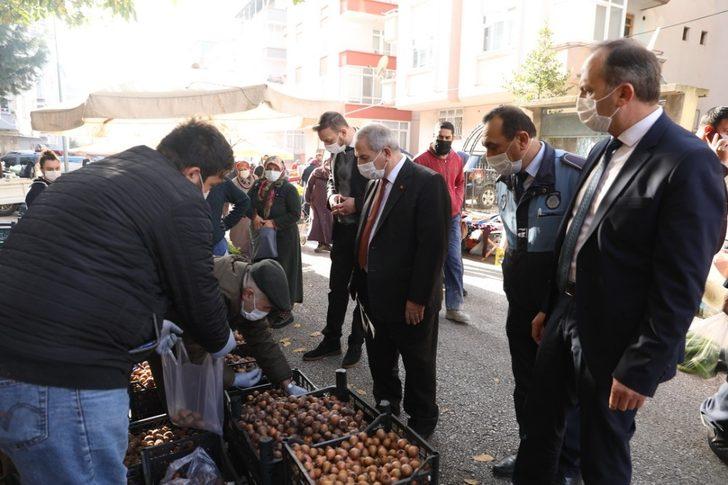 Başkan Demirtaş semt pazarlarındaki denetimleri yerinde inceledi G2