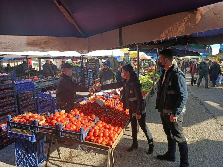 Başkan Demirtaş semt pazarlarındaki denetimleri yerinde inceledi G5