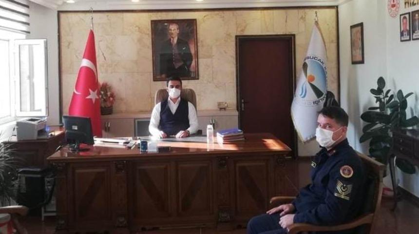 Derebucak&rsquo;ın İl&ccedil;e Jandarma Komutanı g&ouml;reve başladı