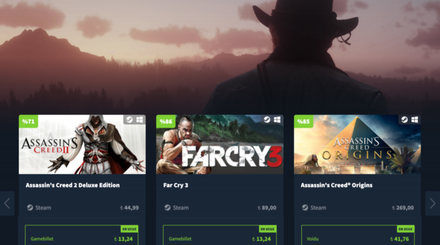 Oyuncuların gözünden oyun fiyatı karşılaştırma sitesi: enucuzoyun.com