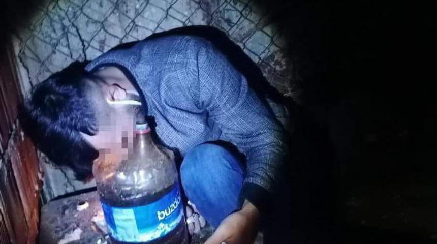 Bonzai içen genç, metruk binada baygın bulundu