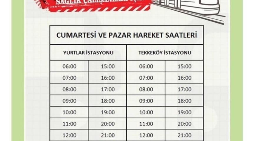 Samsun’da kısıtlamada tramvaylar saat başı çalışacak