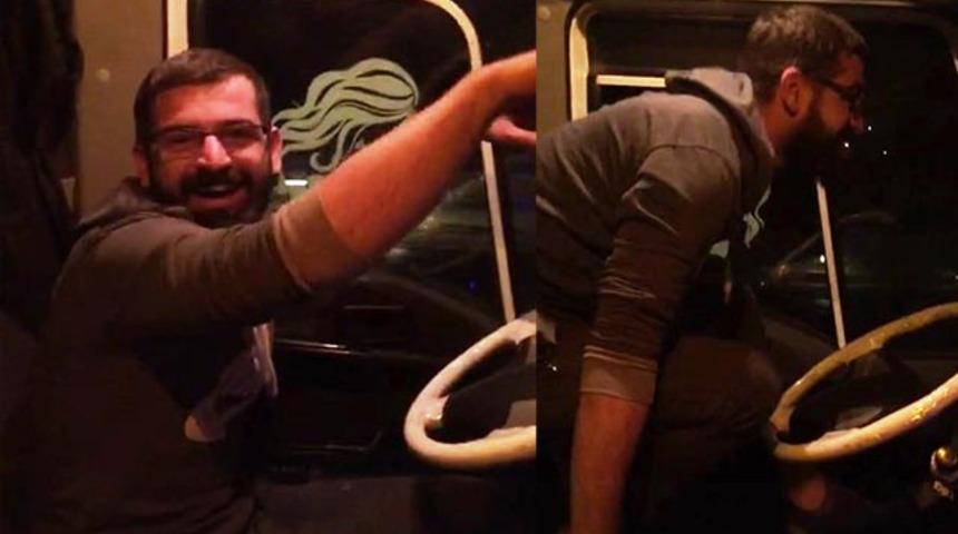 TIR sürerken horon oynadı, ehliyetine el konuldu