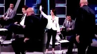 Canlı yayında sert tartışma: Moderatör reklama gitti, konuk yayını terk etti