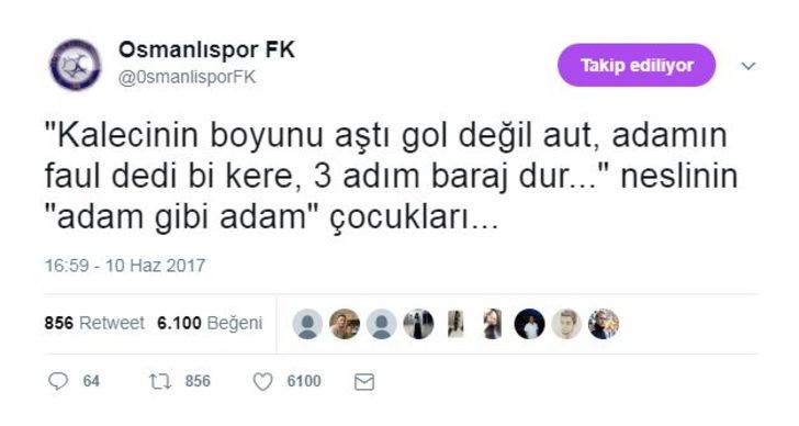 OsmanlısporFK parodi hesabının rekor kıran paylaşımları! G4
