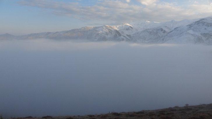 Muş’ta sis bulutu kartpostallık görüntü oluşturdu G5