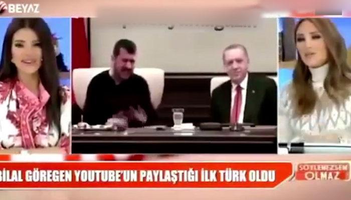 Cumhurbaşkanı Erdoğan ile Bilal Göregen'in montaj videosunu gerçek zanneden Bircan Bali ve Seren Serengil alay konusu oldu