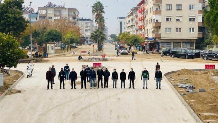 Nazilli’deki yol çalışmalarında son rötuşlar yapılıyor G5