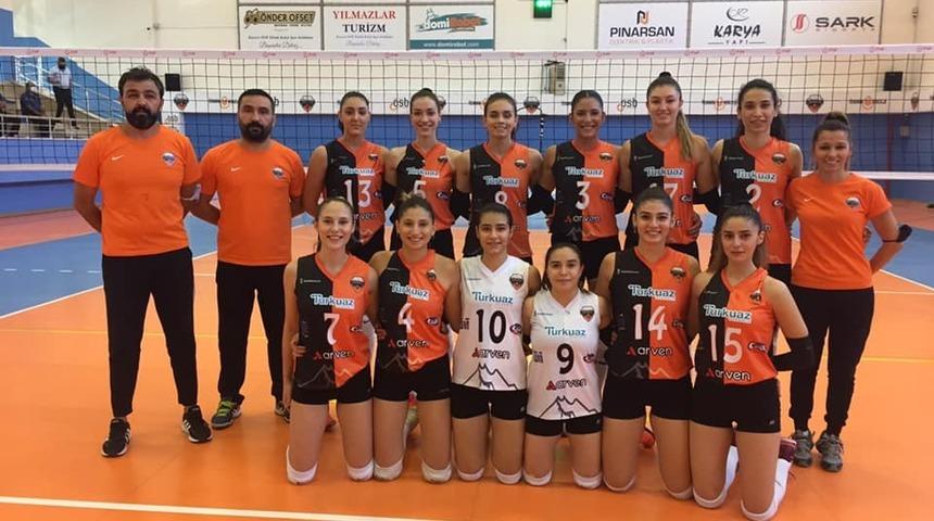 Kadınlar Voleybol 1. Ligi: Turkuaz Seramik OSB Teknik Koleji: 0 - TED Ankara Kolejliler: 3