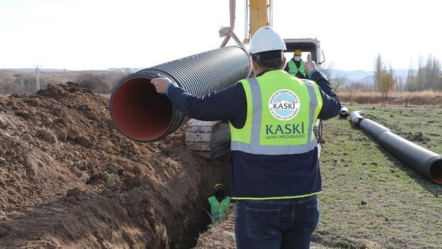 KASKİ’den Akkışla’ya 4 bin 500 metre altyapı çalışması