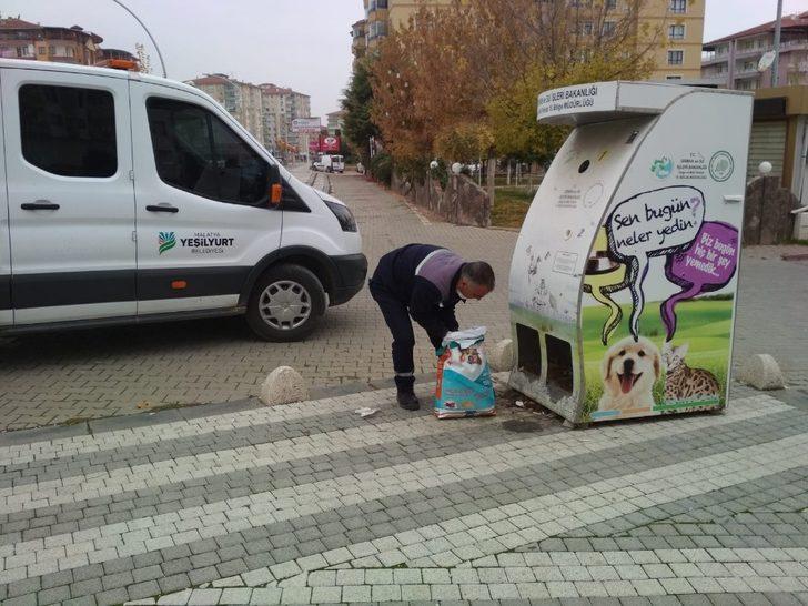 Sokağa çıkma kısıtlamasında sokak hayvanlarına yem bıraktı G2