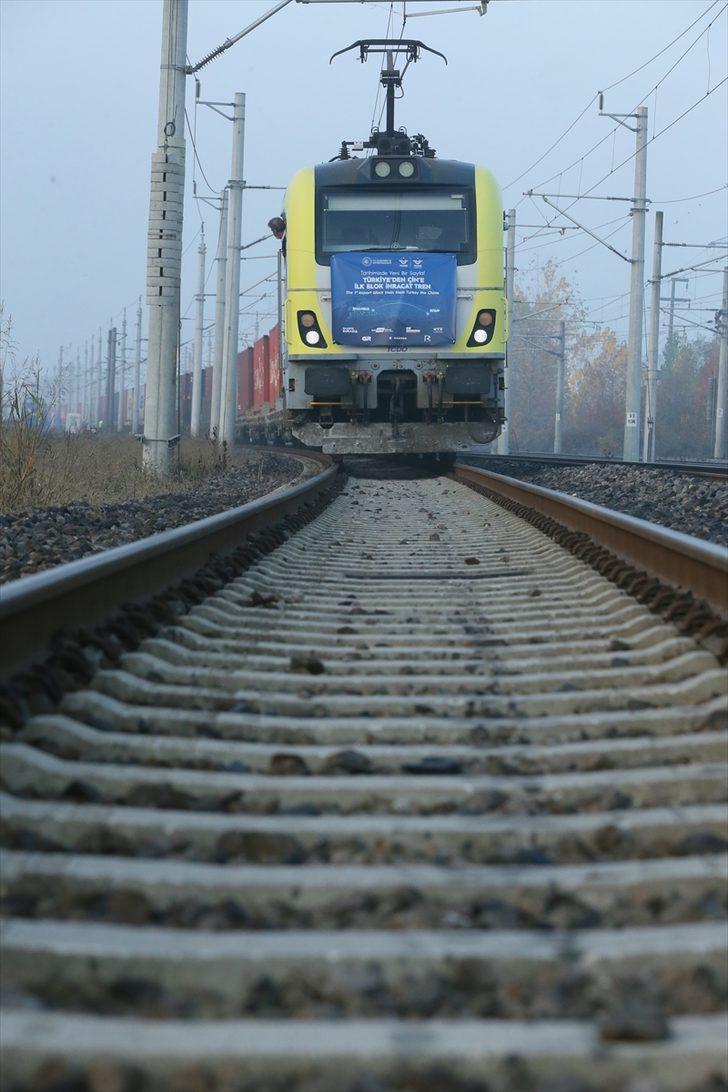 Türkiye'den Çin'e gidecek ilk blok ihracat treni Kocaeli'ye ulaştı G5