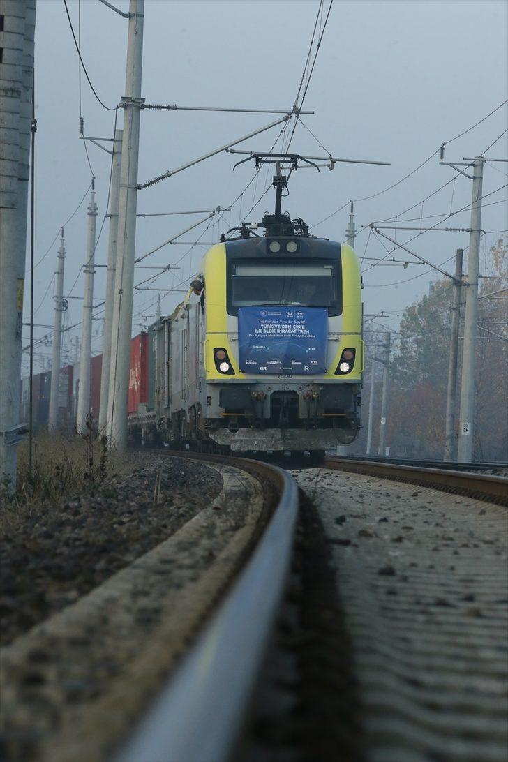 Türkiye'den Çin'e gidecek ilk blok ihracat treni Kocaeli'ye ulaştı G5