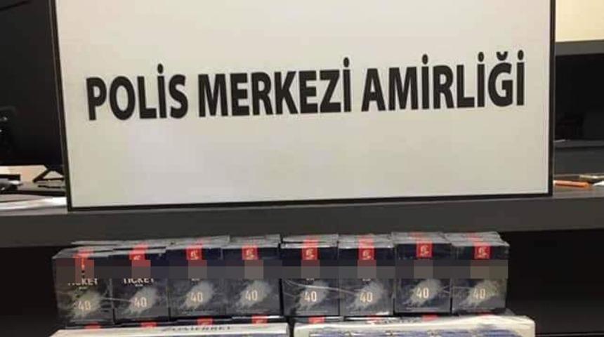 Tavşanlı&rsquo;da 305 paket ka&ccedil;ak sigara ele ge&ccedil;irildi