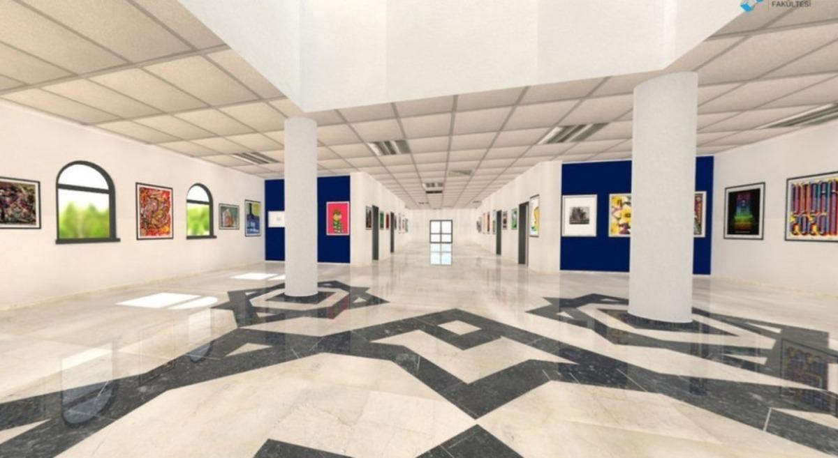 DP&Uuml; GSF&rsquo;nin &ldquo;Salgın D&ouml;neminde Sanat Eğitimi&rsquo; Sergisi a&ccedil;ıldı