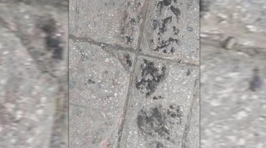 Yer: Diyarbakır! Kaldırımdaki ayak izi hırsızı yakalattı