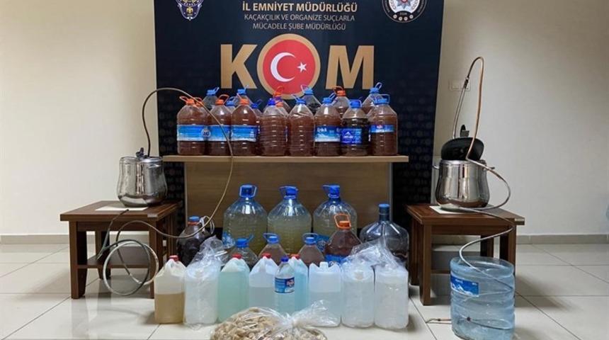 Avanos&rsquo;ta sahte alkol operasyonu d&uuml;zenlendi