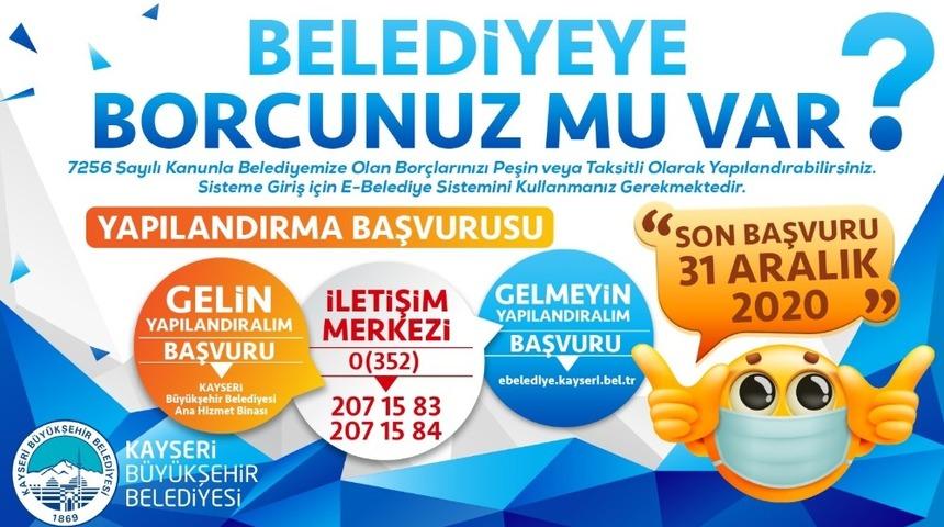 Büyükşehir’den ’Borç Yapılandırma’ Fırsatı