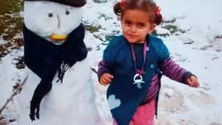 Kahreden olay! Hafriyat yüklü kamyonun çarptığı 2 yaşındaki Bahar hayatını kaybetti