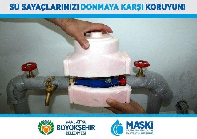 Su sayaçlarına don uyarısı