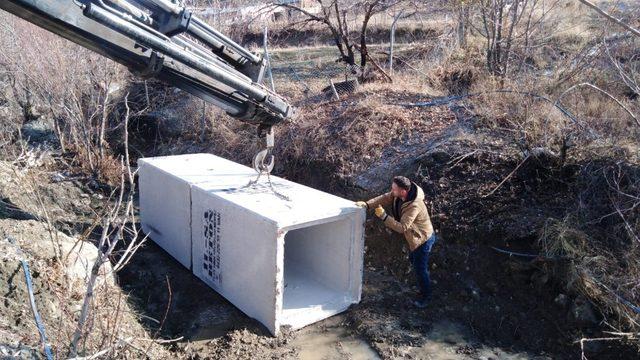 Otluca köyünde hummalı çalışma