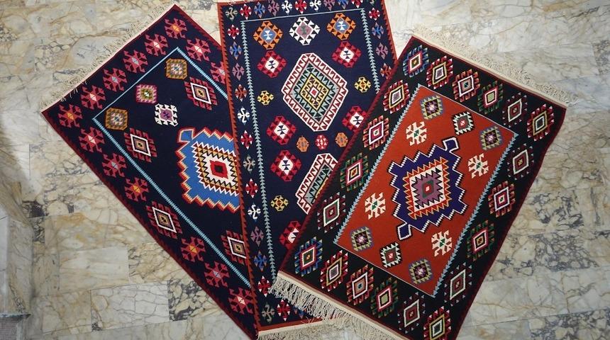 Oğuz boylarının k&uuml;lt&uuml;rel mirası Cengerli Kilimi ekonomiye kazandırılıyor
