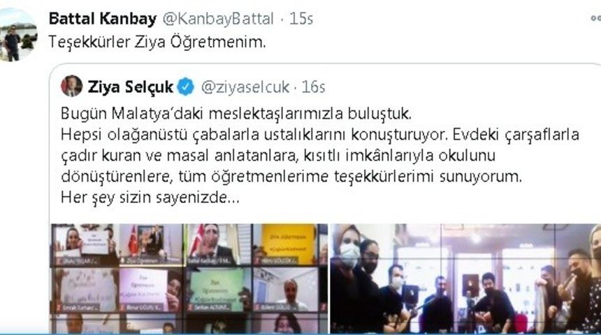 Evdeki imkanları okula d&ouml;n&uuml;şt&uuml;renlere teşekk&uuml;r