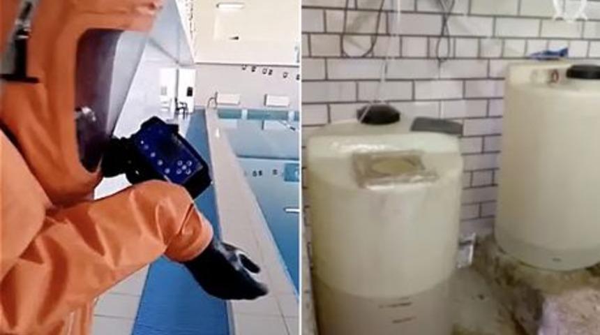 Fazla klorla havuza giren altı &ccedil;ocuk yaşam m&uuml;cadelesi veriyor!