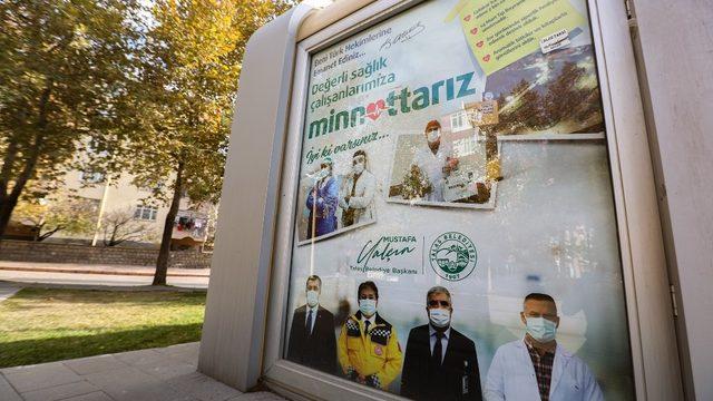 Başkan Yalçın’dan sağlık çalışanlarına ’Minnetarız’ ilanı