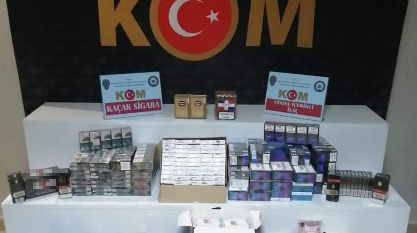 Hatay&rsquo;da ka&ccedil;ak t&uuml;t&uuml;n ve i&ccedil;ki operasyonu