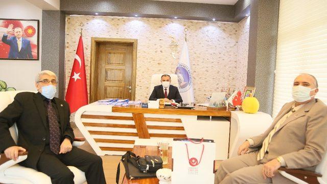 1915 Çanakkale Savaşı Derneği’nden Başkan Cabbar’a ziyaret