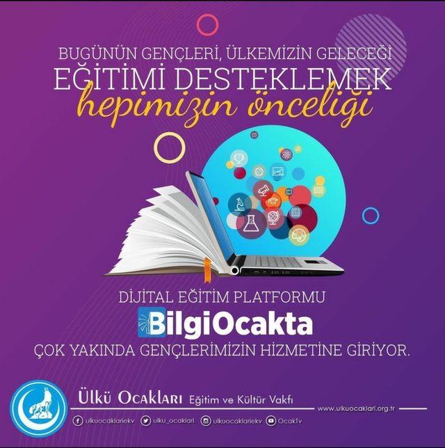 Ülkü Ocaklarından ’Dijital Eğitim Platformu’