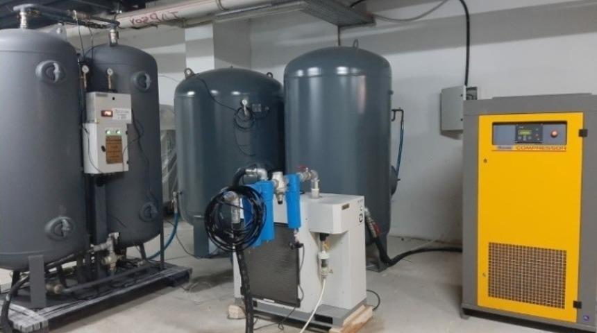 Boyabat Devlet Hastanesi&rsquo;ne merkezi oksijen sistemi kuruldu