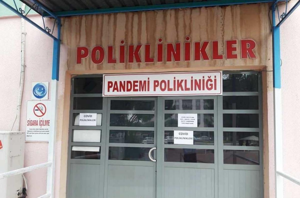 &Ccedil;ine Devlet Hastanesi&rsquo;nde yeni Kovid-19 alanı oluşturuldu