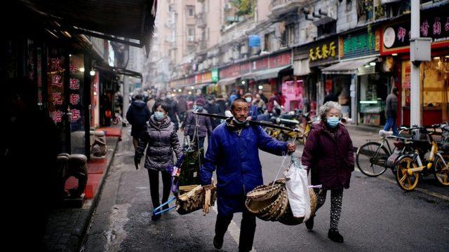 Wuhan'da pazar yeri