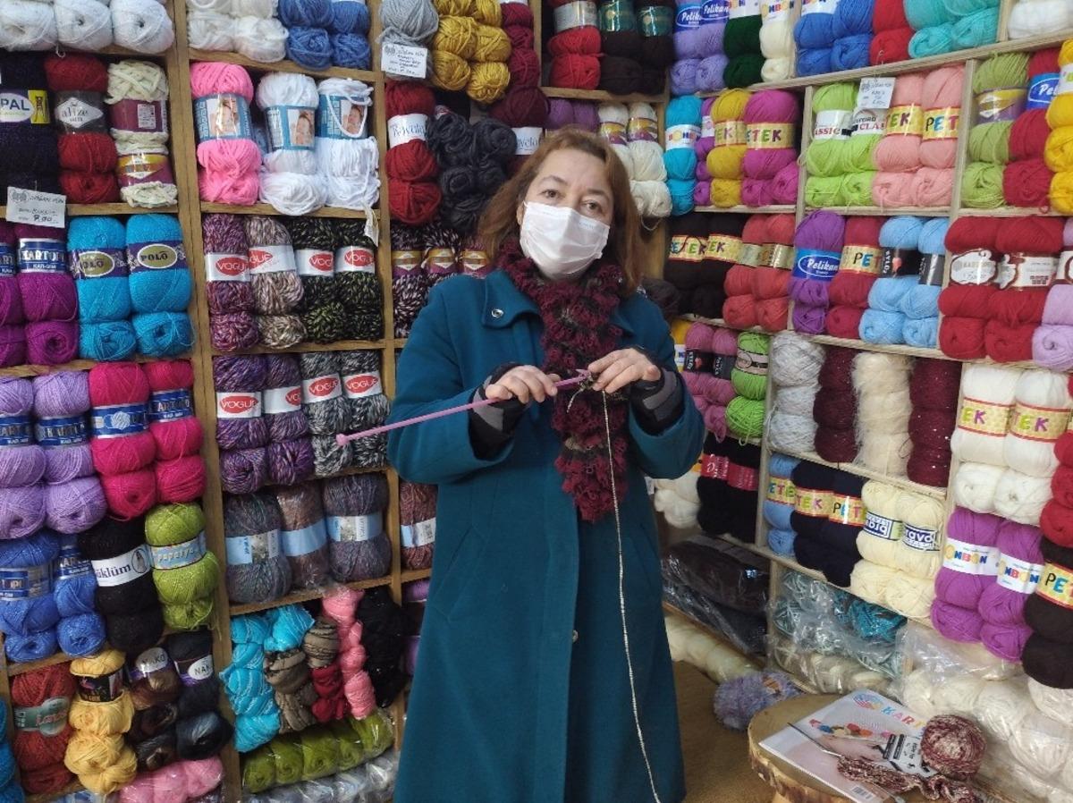 Kış aylarının gelmesiyle dokuma iplerine talep arttı