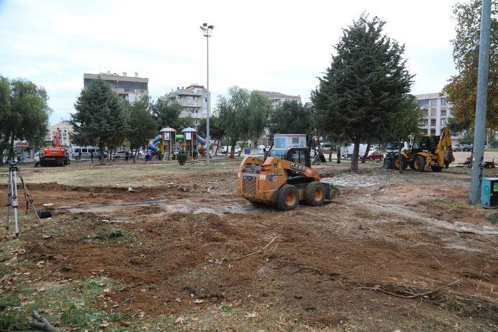 Rafet Şenbaydur Parkı yenileniyor G3
