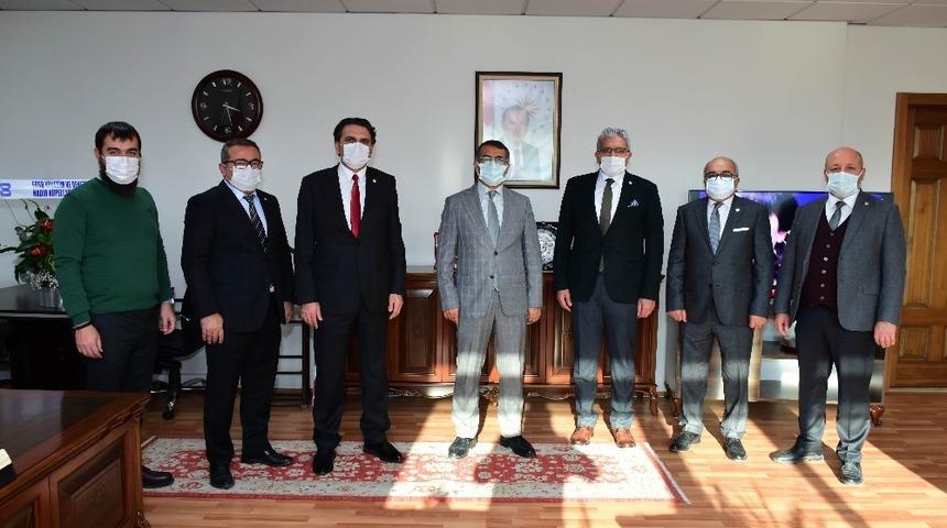 Eskişehir OSB&rsquo;den Odunpazarı ve Tepebaşı kaymakamlarına ziyaret