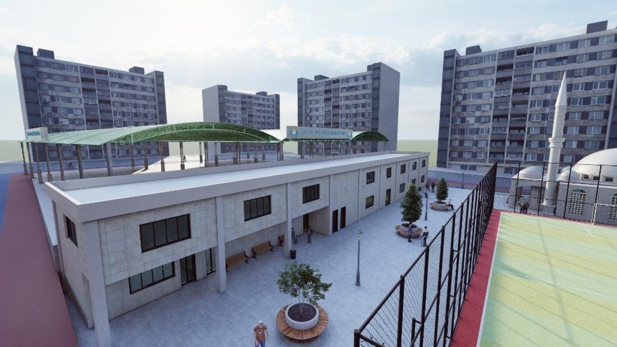 Karşıyaka&rsquo;ya semt pazarı ve kompleksi yapılıyor